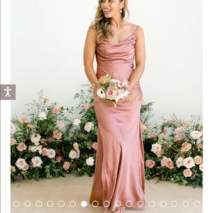 Revelry Skye Satin dress